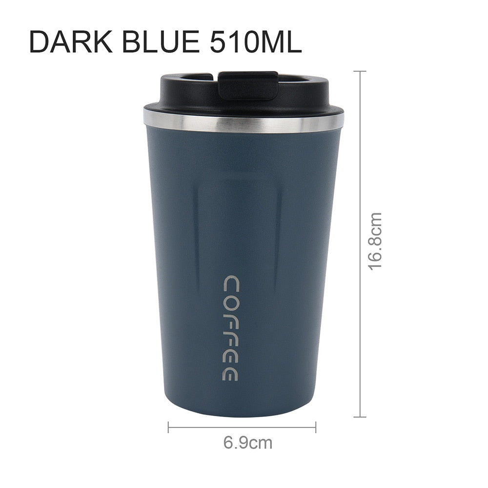 380ml 510ml Stainless Steel Coffee Mugs Warm 6 Hours Heat Preservation Car  Coffee Cup Thermos - Vacuum Flasks & Thermoses - AliExpress