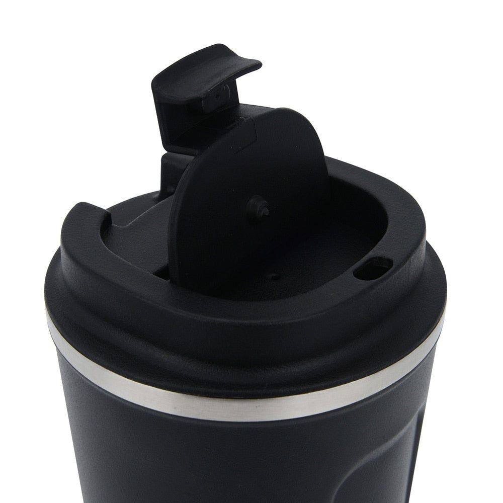 380ML/510ML Stainless Steel Car Coffee Cup Leakproof Insulated Thermal  Thermos Cup Car Portable Travel Coffee Mug