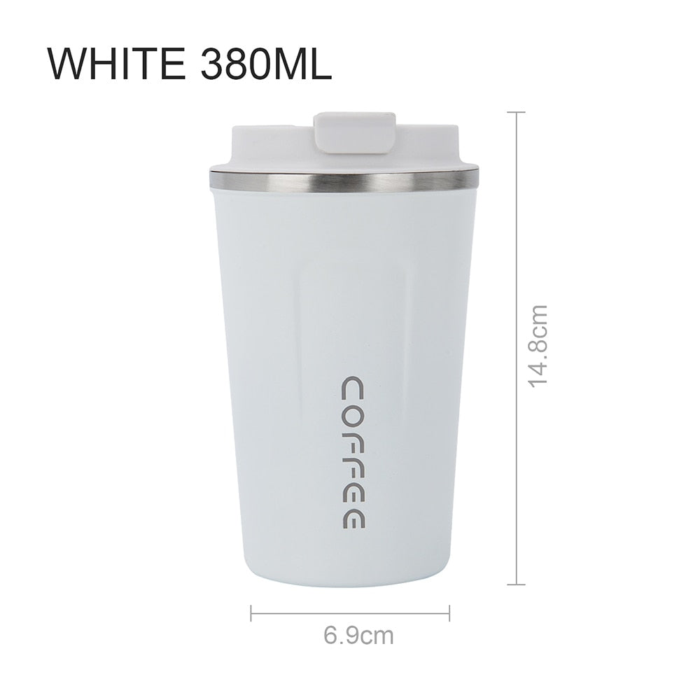 Stainless steel Coffee Mug Car Thermos Mug Travel Thermal Flask