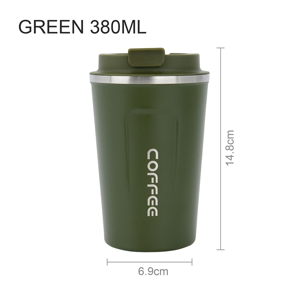 Big Clearance! Stainless Steel Coffee Thermos Mug Car Vacuum Flask